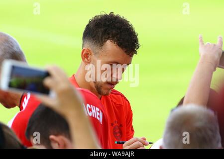 München, Deutschland 17. August 2019: 1. BL-19/20 - FC Bayern München Ausbildung 17.08.2019 Ivan Perisic (FC Bayern München), Förderung/Single Image/| Verwendung weltweit Stockfoto