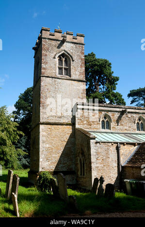 Kirche St. Martin von Tours, Lyndon, Rutland, England, Großbritannien Stockfoto