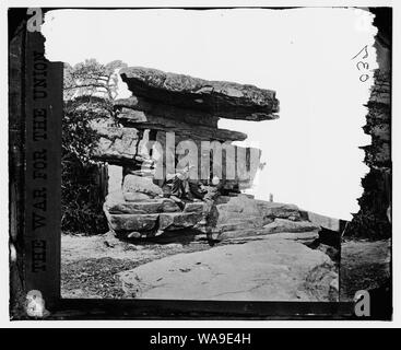 Chattanooga, Tenn., Nähe. Umbrella Rock auf Lookout Mountain Abstract: Ausgewählte Bürgerkrieg Fotografien, 1861-1865 Stockfoto