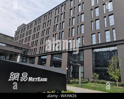 ---- Blick auf die Zentrale der NetEase Inc in Peking, China, 8. Juli 2019. NetEase Spiele, die online games Division von NetEase Inc., kündigte o Stockfoto