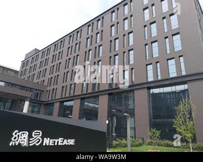 ---- Blick auf die Zentrale der NetEase Inc in Peking, China, 8. Juli 2019. NetEase Spiele, die online games Division von NetEase Inc., kündigte o Stockfoto