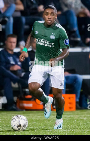 ALMELO, Heracles Almelo - PSV, 18-08-2019, Fußball, niederländischen Eredivisie, Saison 2019-2020, Polman Stadion, PSV-player Steven Bergwijn Stockfoto