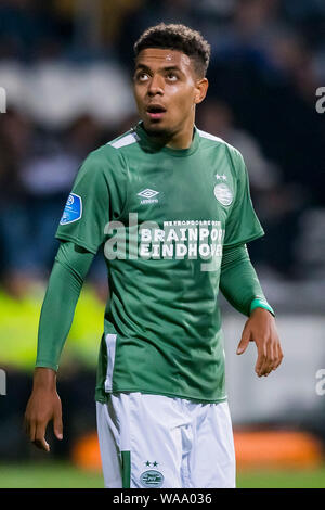 ALMELO, Heracles Almelo - PSV, 18-08-2019, Fußball, niederländischen Eredivisie, Saison 2019-2020, Polman Stadion, PSV-player Donyell Malen Stockfoto