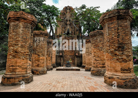 Po Nagar Cham towers in Nha Trang, Vietnam. Stockfoto