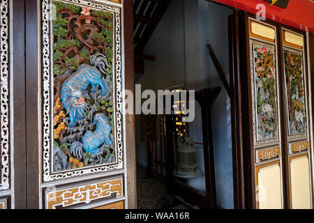 Hoi An, Vietnam - 17. August: Versammlungshalle der Chinesen aus Chaozhou am 17. August 2018 in Hoi An, Vietnam. Stockfoto