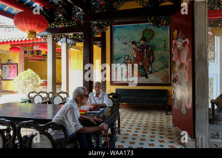 Hoi An, Vietnam - 17. August: Versammlungshalle der Chinesen aus Chaozhou am 17. August 2018 in Hoi An, Vietnam. Stockfoto