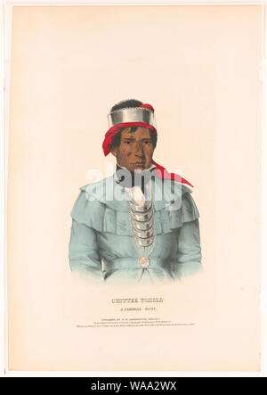 Chittee Yoholo ein Seminole Chief Stockfoto