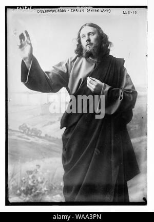 Christus (Anton Lang) in Leidenschaft spielen, Oberammergau, Bayern, Deutschland Stockfoto