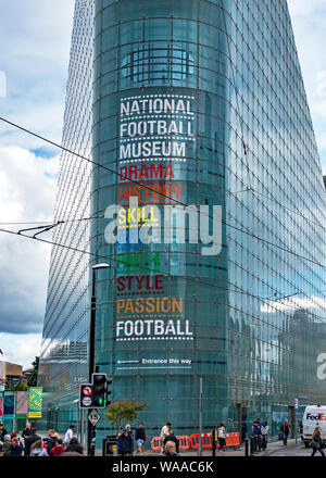 Die National Football Museum in Manchester, England, UK. Stockfoto