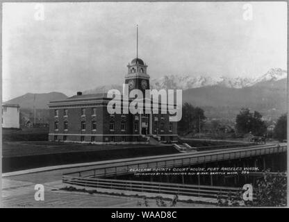 Clallam County Court House, Port Angeles, Washington. Stockfoto