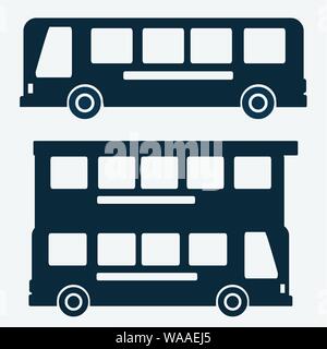 Bus Symbol Vektor illustration Stock Vektor