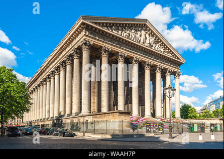 Die Kirche La Madeleine in Paris, Frankreich Stockfoto