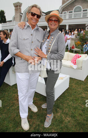 Hamptons, NY, USA. 17 Aug, 2019. Bill Boggs in der Konstituierenden Edmiston Nächstenliebe Chukka Polo Challenge am 17. August 2019 in den Hamptons, New York. Quelle: MPI 98/Media Punch/Alamy leben Nachrichten Stockfoto