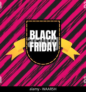 Schwarzer Freitag Verkauf inspiration Poster, Banner oder Flyer Vector Illustration Stock Vektor