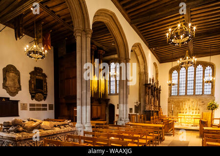 England, London, Tower von London, die Königliche Kapelle von St. Peter ad Vincula, Innenansicht des Altars, 30075105 Stockfoto