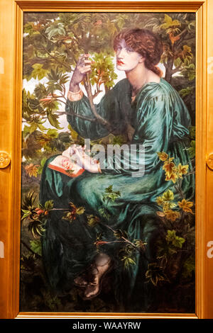 Gemälde mit dem Titel "Der Tagtraum" durch die pre-raphaelite Brotherhood Artist: Dante Gabriel Rossetti datiert 1880, 30075764 Stockfoto