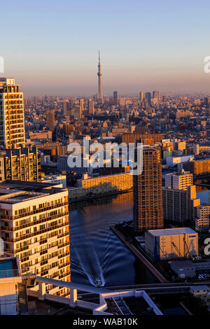 Japan, Honshu, Tokio, Toyosu, Skyline, 30076537 Stockfoto