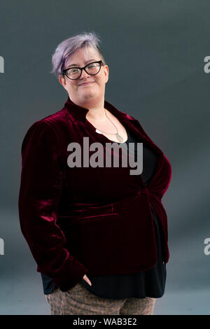 Edinburgh, Schottland, Großbritannien. 19. August 2019. Kaite Welsh. KAITE Welsh's beliebte viktorianische Edinburgh medizinische Mystery-Serie setzt sich in The Unquiet Heart fort. Iain Masterton/Alamy Live News. Stockfoto