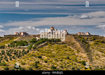 Forte de Nossa Senhora da Graça (Fort von graca) aka Conde de Lippe Fort, in Elvas, Alto Alentejo, Portugal Stockfoto