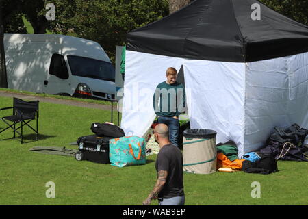 Montag 19. August 2019, Llandudno, Stockfoto