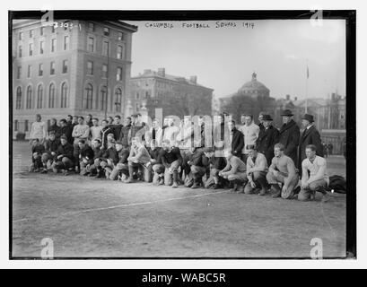 Columbia Fußball Mannschaften, 1914 Stockfoto