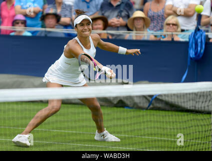 Heather Watson (GBR) spielen an der Natur Tal International Tennis, Devonshire Park, Eastbourne, England, UK. 25. Juni 2019 Stockfoto