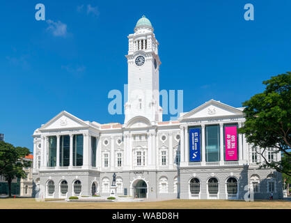 Victoria Theatre und Victoria Memorial Hall, Singapore City, Singapur Stockfoto