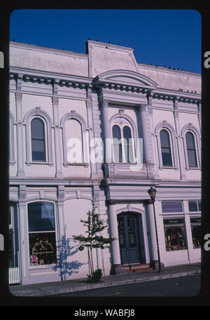 Kommerzielle Gebäude, Detail 1, 123 F Street, Eureka, Kalifornien Stockfoto