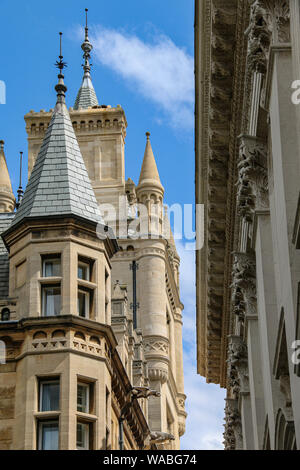 Ansicht des Senats Haus Passage von Caius des Senats Haus und Gonville and Caius College, Universität Cambridge, Vereinigtes Königreich Stockfoto