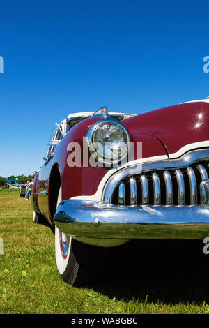 Front of an old classic American car Stockfoto