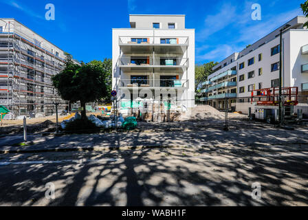 Essen, Ruhrgebiet, Nordrhein-Westfalen, Deutschland - Neubau Eigenschaften. Essen, Ruhrgebiet, Nordrhein-Westfalen, Deutschland - neubauimmobilie Stockfoto