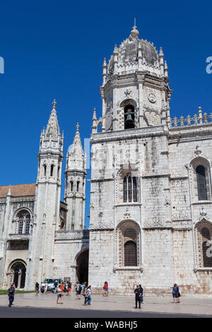 Mosteiro Dos Jeronimos, das Kloster in Belém, Lissabon, Portugal Stockfoto