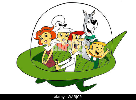 Jane Jetson, Judy Jetson, George Jetson, Astro, Elroy Jetson, "Die Jetsons" (1962-1987) Screen Gems/Hanna-Barbera Datei Referenz #33848-320 THA Stockfoto