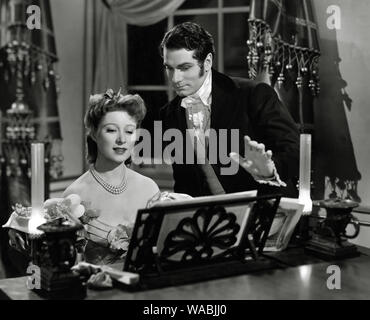 Greer Garson, Laurence Olivier, „Pride and Previdence“ (1940) MGM File Reference # 33848-431THA Stockfoto