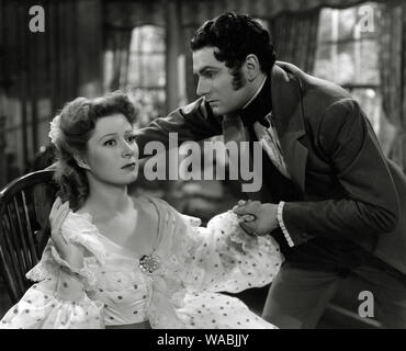 Greer Garson, Laurence Olivier, "Stolz und Vorurteil" (1940) MGM Datei Referenz #33848-430 THA Stockfoto