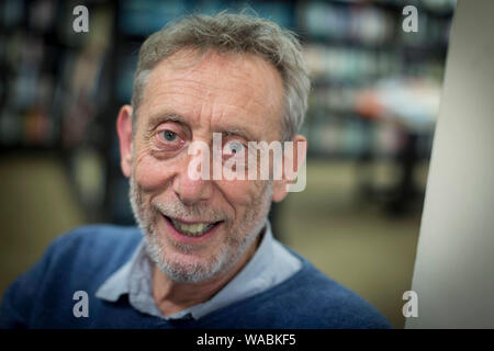 Bild von Chris Stier Manchester Literatur Festival Michael Rosen Donnerstag, 19. Oktober, 18.30 Uhr Waterstones www.chrisbullphotographer.com Stockfoto