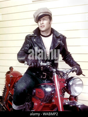 Marlon Brando, "Der Wilde" (1953) Columbia Pictures Datei Referenz #33848-420 THA Stockfoto