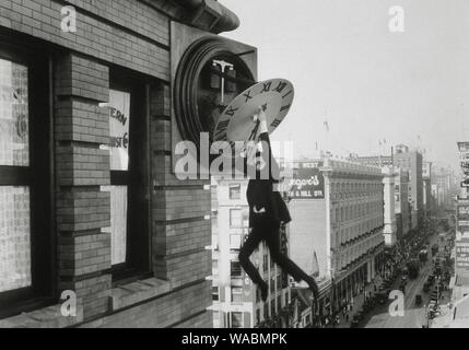 Harold Lloyd, „Sicherheit Zuletzt!“ (1923) Pathe Exchange File Reference # 33848-486THA Stockfoto