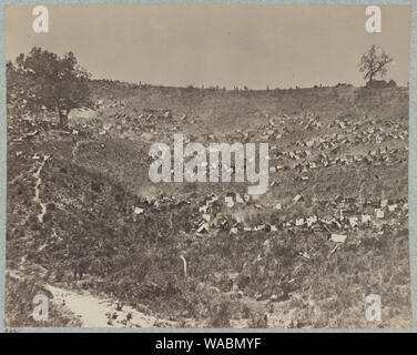 Konföderierten Gefangenen Belle Plain Landing, VA., erfasst mit Johnsons Division, 12. Mai 1864 Stockfoto