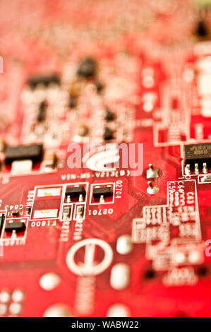 Grafikkarte Mainboard detail Stockfoto