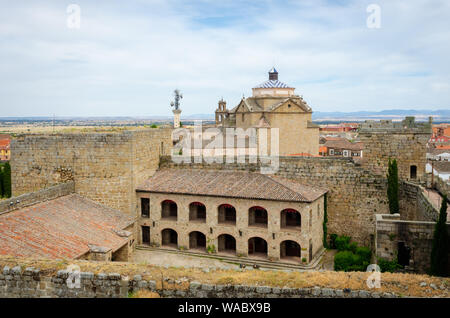 Mittelalterliche Burg in Oropesa. Toledo. Spanien Stockfoto