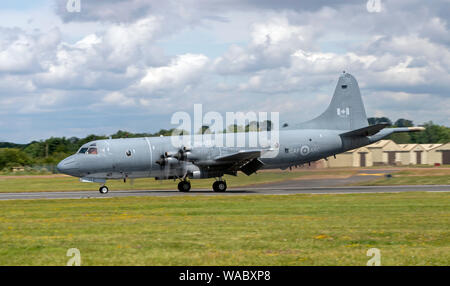 Kanadische CP-140 Aurora an der Royal International Air Tattoo 2019 für statische Anzeige Stockfoto