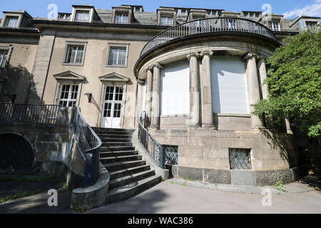 Leipzig, Deutschland. 19 Aug, 2019. Blick auf die Villa Sack. Die neo-barocken Landhaus in 1910-13 für die Familie des Unternehmers Sack auf die selbst bezeugt - Vertrauen der landwirtschaftlichen Maschinen Hersteller. Kredite: Jan Woitas/dpa-Zentralbild/dpa/Alamy leben Nachrichten Stockfoto