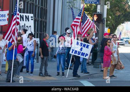 Donald Trump Rallye in Hollywood Stockfoto