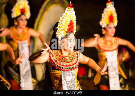 Balinesische Nacht Show Stockfoto