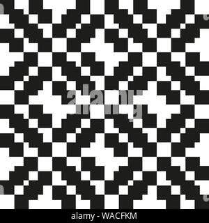 Nahtlose Oberfläche geometrischen Design. Wiederholen Fliesen ornament Hintergrund. Vektor symmetrischen Formen Muster eps 10. Stock Vektor