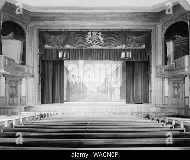 Dock - Straße - Theater - Interieur - Sc 1. Stockfoto