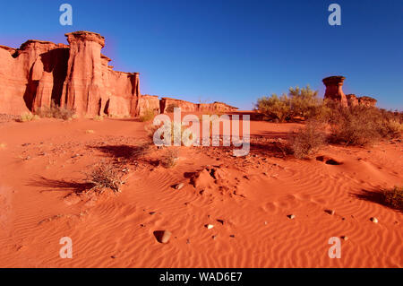Parque Nacional Talampaya, in der Nähe von Villa Union, La Rioja, Argentinien, Südamerika Stockfoto