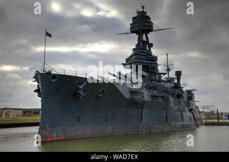 USS Texas San Jacinto Stockfoto