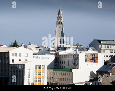 Reykjavík skyline Icelandc Stockfoto